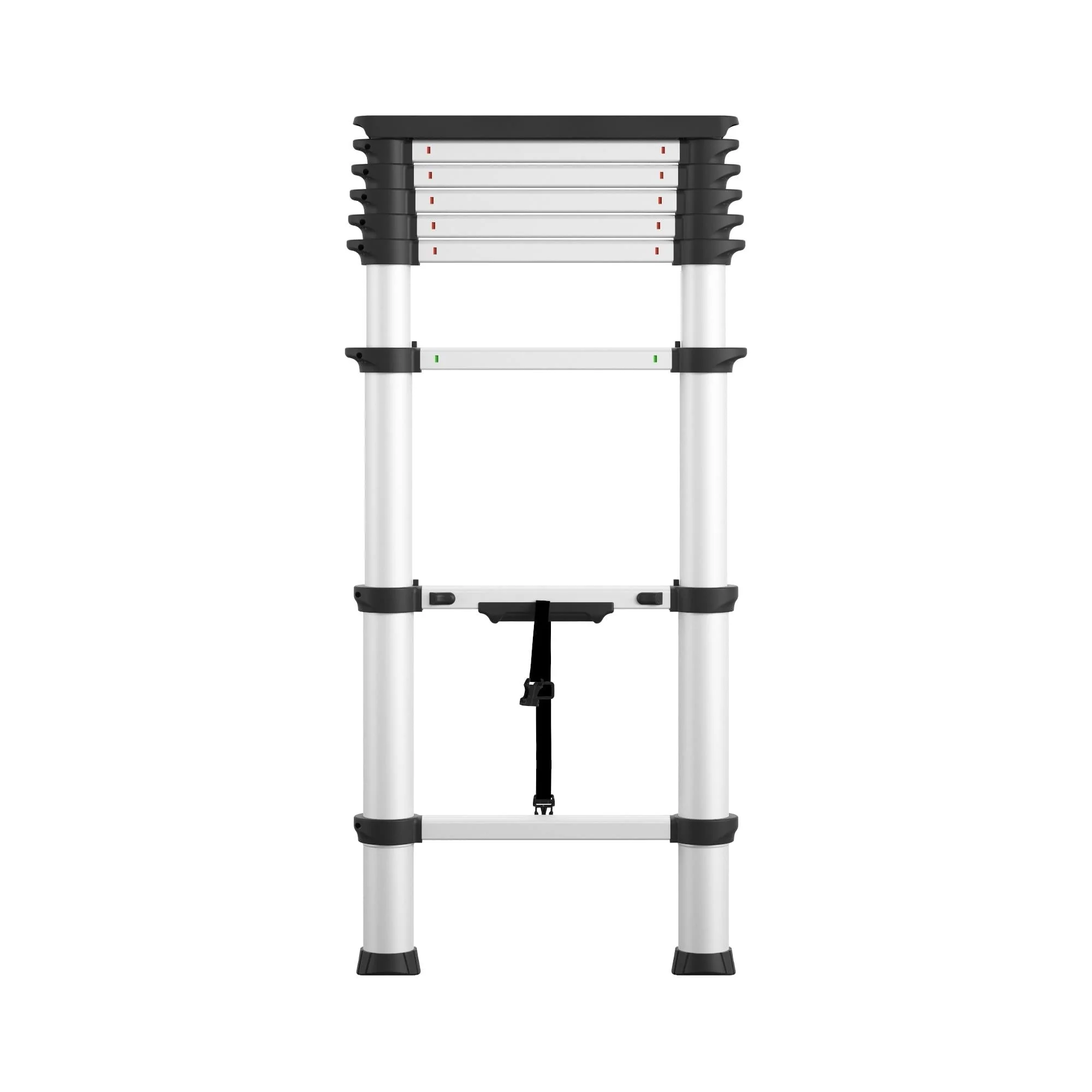 Cosco 8.5 Ft SmartClose Aluminum Telescoping Ladder with Tray Cap and Type 1A 300-Pound Capacity, 12 Ft Max Reach