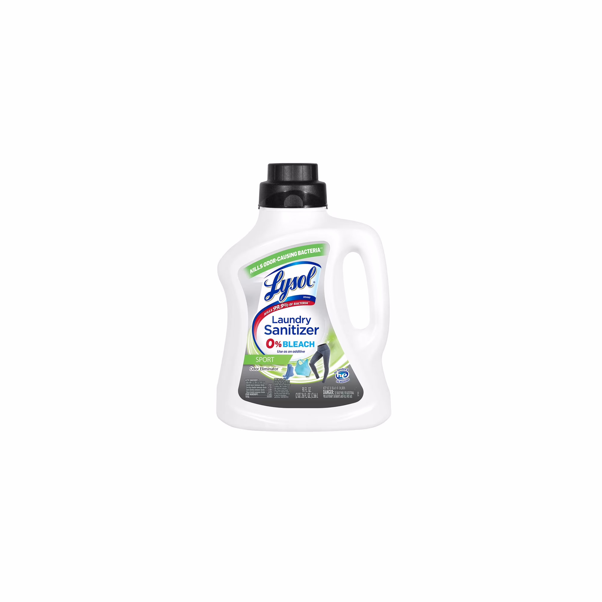 Lysol Sport Laundry Sanitizer Additive, Sanitizing (Pack of 8)