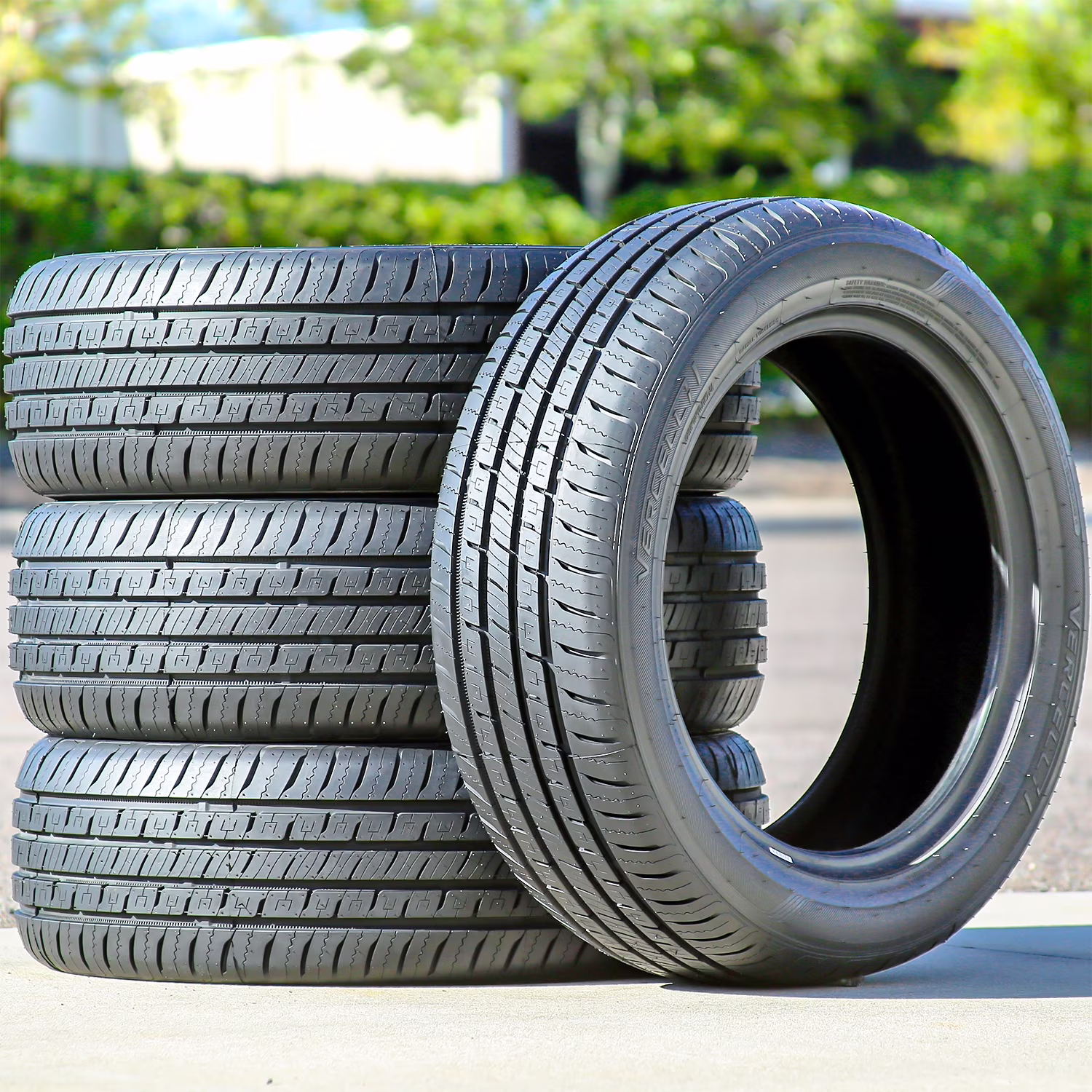 Set of 4 (FOUR) Vercelli Strada I 255/55R18 109V XL A/S All Season Tires Fits: 2014-15 BMW X5 sDrive35i, 2011-13 BMW X5 xDrive35d