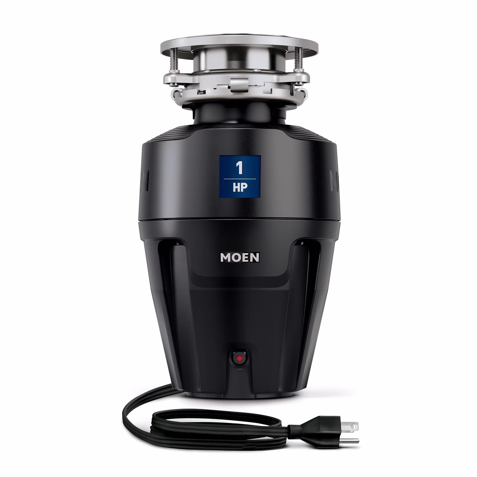 Moen EX100C EX Series 1 HP Continuous Feed Garbage Disposal, Black