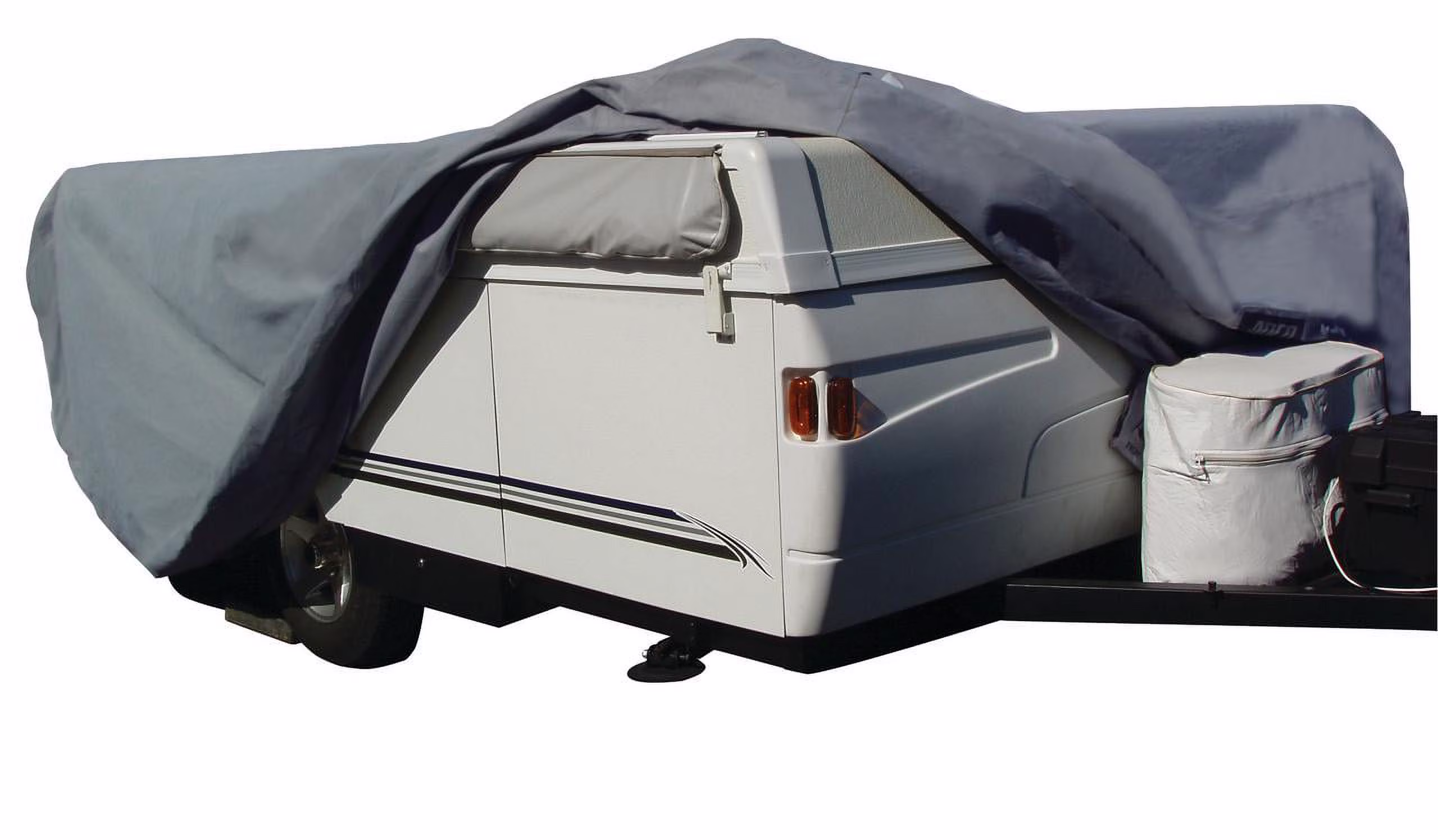 ADCO 12295 Pop Up Trailer SFS Aqua Shed Cover - 16'1" to 18', Gray